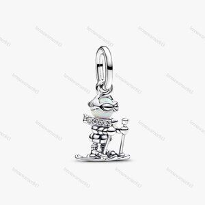 Pandora Skier Dangle Charm